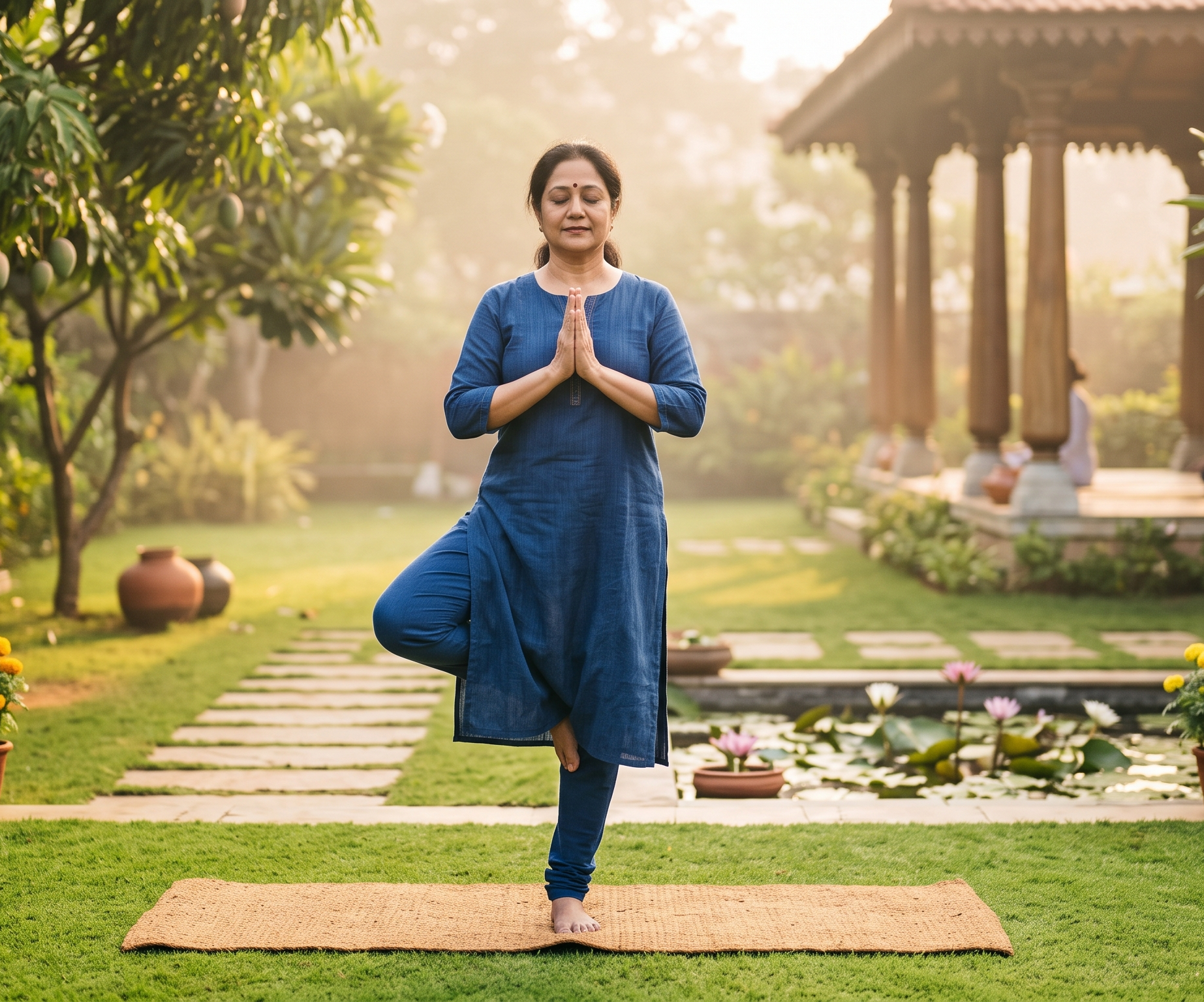 Yoga doing Mrs
